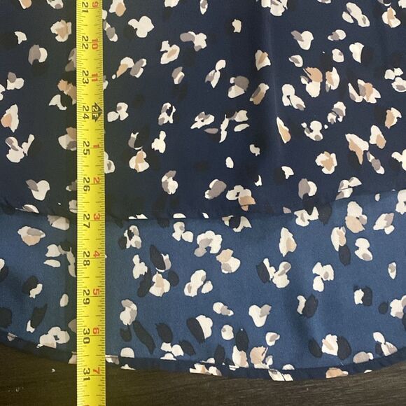 Stitch fix new with tags Lush two XL, long sleeve blouse, blue taupe - Picture 7 of 7